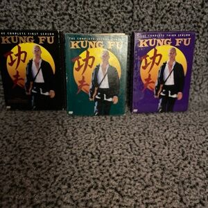 Kung Fu DVD Complete Seasons 1-3 Set - Black, Green, Purple Covers